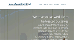 Desktop Screenshot of jamesrecruitment.co.uk