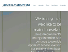 Tablet Screenshot of jamesrecruitment.co.uk